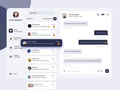 Daily UI Day #13: Direct Messaging adobephotoshop daily ui daily ui 013 dailylogochallenge dailyui design direct messaging graphicdesign messenger ui ui design uiux ux uxui