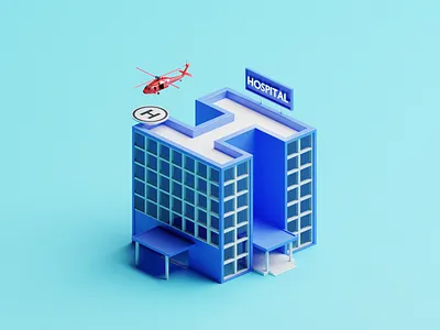 H Letter - 36 Days of Type 3d blender blender3d h h letter hospital letter letters lettring