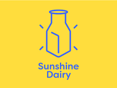 Sunshine Dairy 100dayproject adobe adobe illustrator branding design icon illustration illustrator logo typography