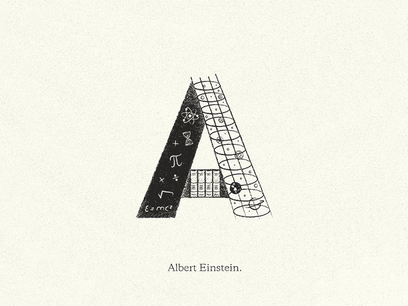 Neurodiversity Alphabet alphabet brushes character children famous people illustration neurodiversity texture