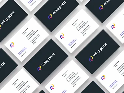 WKG Print - Business cards brand identity branding business card design business cards design logodesign print design rebrand