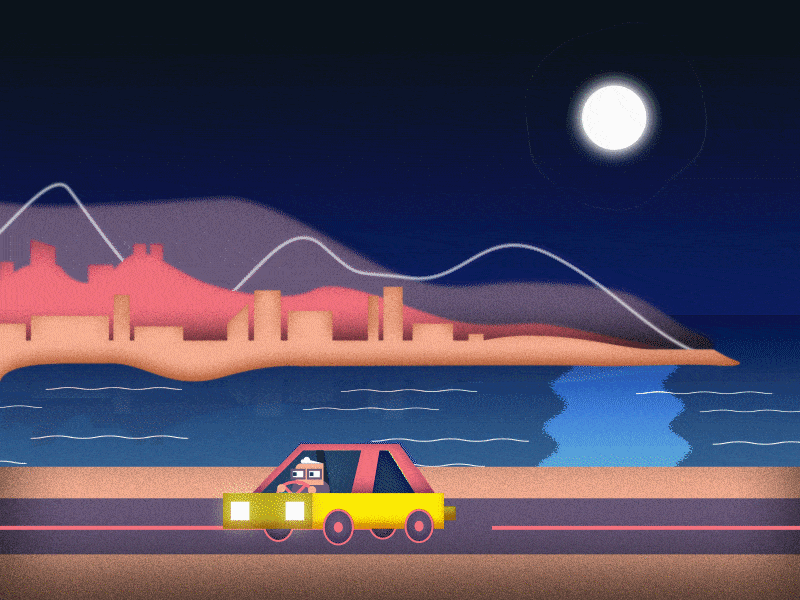 Old Timer aftereffects animation cartoon character design gif illustration motiondesign scene