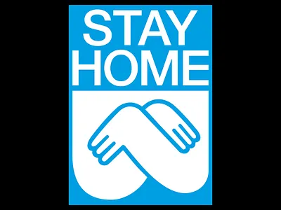 Stay Home Poster affiche big type covid 19 design digital poster graphic design helvetica illustrator one color plakat poster poster art poster design print design type typography typography design typography poster visual communication visual design