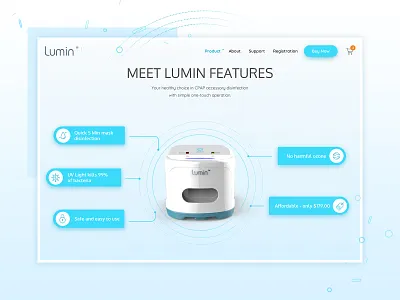 Creative website design for 3B Lumin design graphic design ui design ux design website design