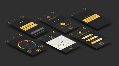 Lyte—Bike Light App app branding design icon logo ui ui design uiux userinterface web