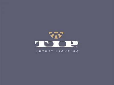 Tip Luxury Lighting Logo Lockup branding tip typography