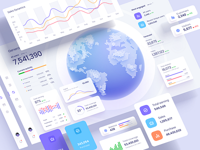 Orion UI kit - Charts templates & infographics in Figma 3d animation chart dashboard dataviz design desktop graphic design illustration infographic presentation template ui