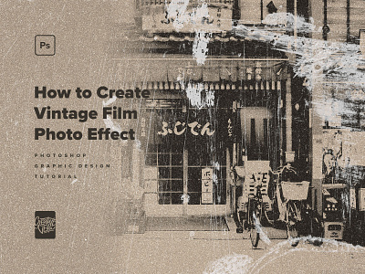 How to Create Vintage Photography Effect in Photoshop Tutorial action blog download filter free freebie old photo effect photoshop read retro smart object tutorial veila vintage worn