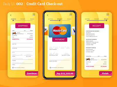 Daily UI #002 Credit Card Checkout checkout daily dailyui dailyui 002