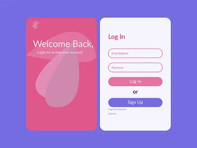 Login Page button facebook login login page mobile app modern modern design template ui ux