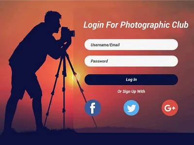 LoginPage button facebook login login page mobile app modern modern design template ui ux