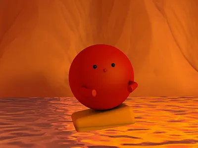 3D — Lockdown ©001 3d 3d art c4d cartoon character character design concept cute design illustration project sunset