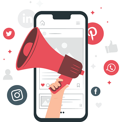 SOCIAL MEDIA MARKETING branding design digitalart digitalmarketing digitalmarketingagency hand drawn illustration photoshop
