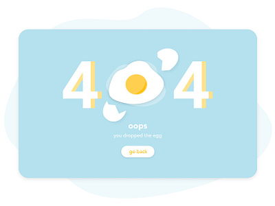 404 Page Design 404 page blue challenge clean concept daily ui 008 dailyui design error 404 fun illustration interface minimal product product design ui ui ux ui design user experience webdesign