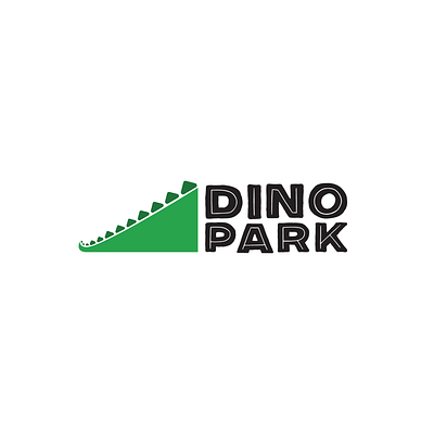 Dino Park - Dinosaur Amusement Park 50 days logo challenge brand branding dailylogochallenge design dinosaur dinosaurus dlc icon identity illustration illustrator logo park prehistoric vector