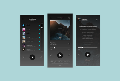 Daily UI - 009 - Music Player 009 adobexd clean dailyui dailyuichallenge design minimal music musicplayer ui weihuang