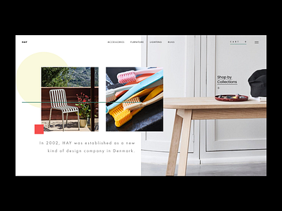 HAY Website Redesign adobe adobe xd branding design interface interior design typography ui ux web design website