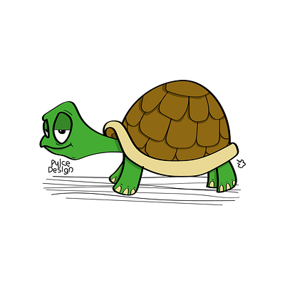 Turtle animal collection color design earthday illustration pulcedesign turtle vector