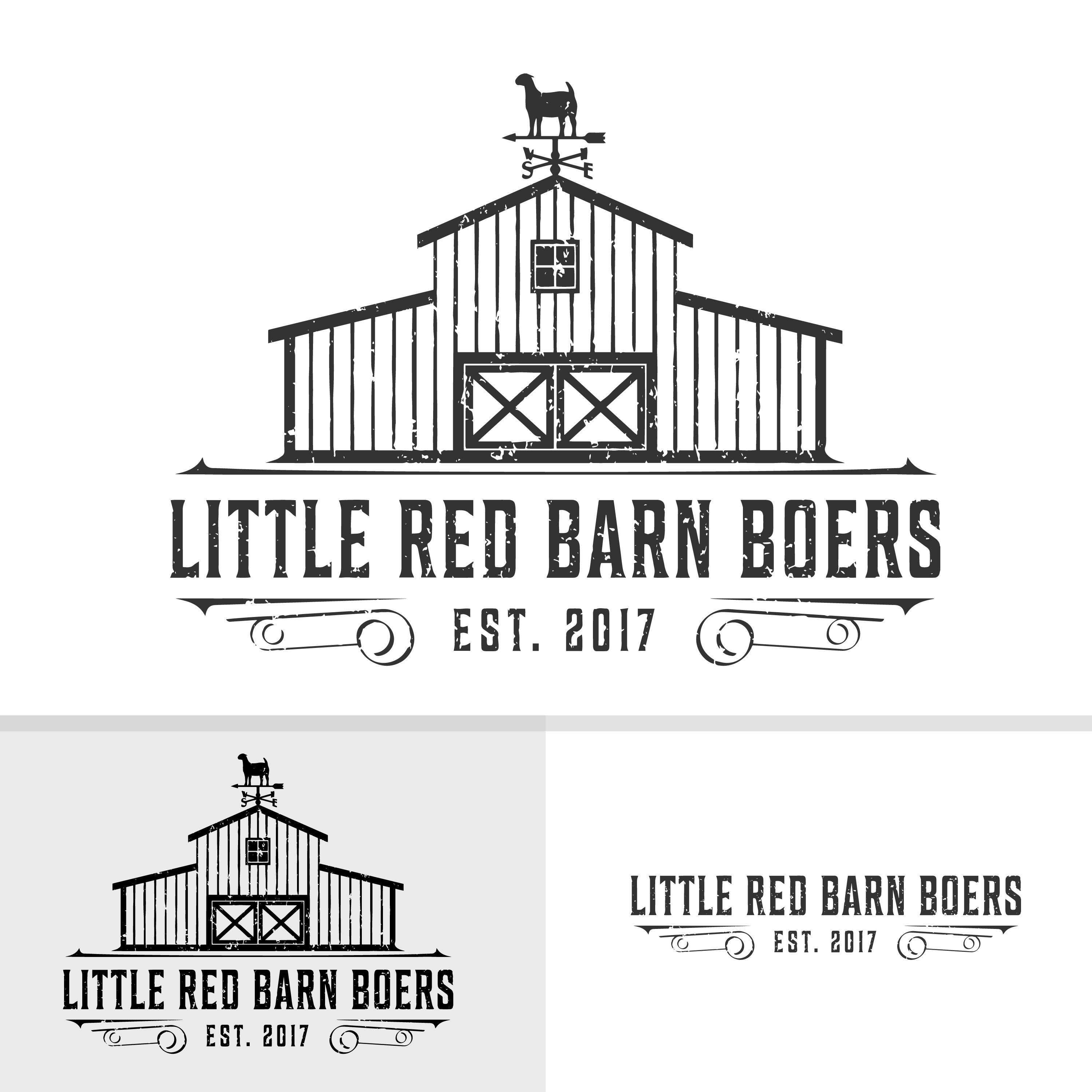 Example of Boise Logo Design | Little Red Barn Boers