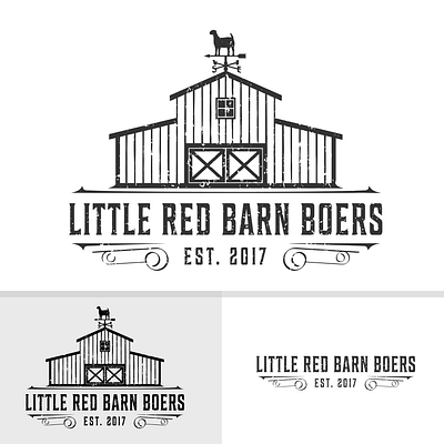 Boise Logo Design | Little Red Barn Boers boise boiselogodesign branding fourth dimension logo fourthdimensionlogo graphic design graphicdesign illustration logodesign mock up