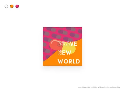 BRABE NEW WORLD aldoushuxley bravenewworld corona covid 19 design drag graphic icon icon design illustration logo post