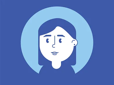 Self Portrait Avatar avatar cartoon clipart design flat illustration illustrator logo minimal portrait profile picture vector