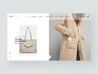 Fashion store website 品牌 商城 应用 服饰 网页