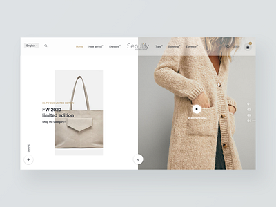 Fashion store website 品牌 商城 应用 服饰 网页
