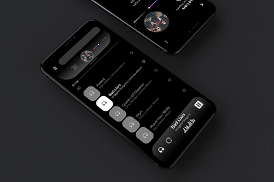 My Music Black Theme adobe xd app design design app logo sketching ui uidesign uiux ux web