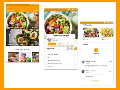 Food recipe app