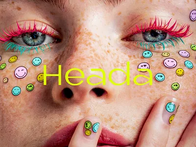 HEADA /BRANDING DESIGN abstract adobe beauty brand design brand identity branding branding and design cosmetics design fashion graphic design icon illustration logo mark minimal simple strong typography ui