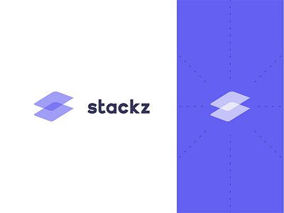 stackz logo branding branding design branding identity clean color design icon illustration lettermark logo logo design logodesign opacity typography