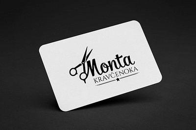 Monta Kravčenoka branding creative design flat hairstyle logodesign minimal typography