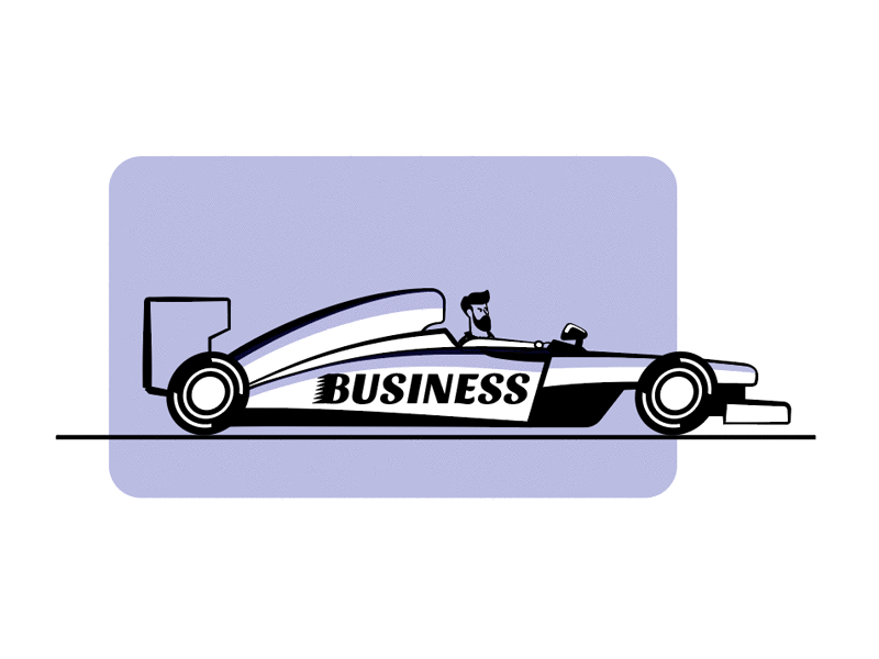 I like sports cars without halo protection! 2d business ceo director formula1 halo illustration infographics metaphor protection sports cars ui vector