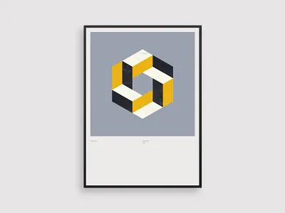 Vormentaal - Tegel dutch geometric geometric art illustration isometric marble minimal poster swiss