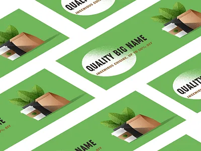 Gourmet banner exercises banner ad banner design branding design icon illustration simplicity ui ux vector 品牌 应用