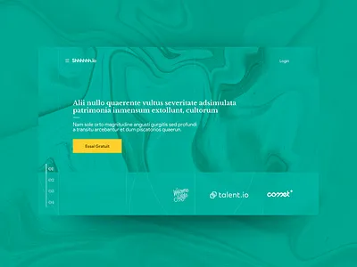 Green agency branding concept design desktop landing page luxurious luxury marble startup ui uidesign ux uxdesign webdesign