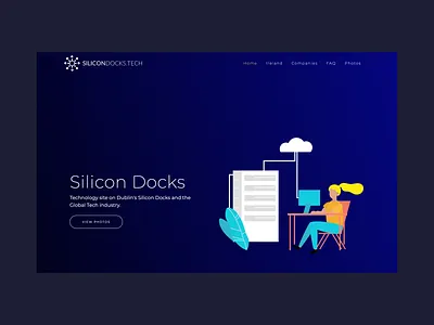 Dark Website Theme bootstrap branding design desktop ireland mobile responsive design ui ui design user experience user interface ux design web design website