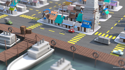 Dock 3d art 3d visualization arnoldrender maya