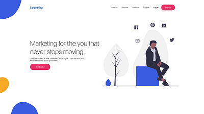 Marketing Landing Page landingpage marketing uidesign