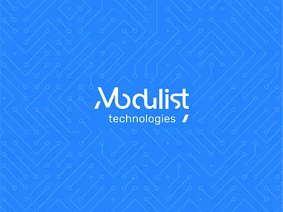 Modulist Technologies logo branding graphic design identity logo simple typography