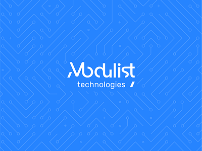 Modulist Technologies logo branding graphic design identity logo simple typography