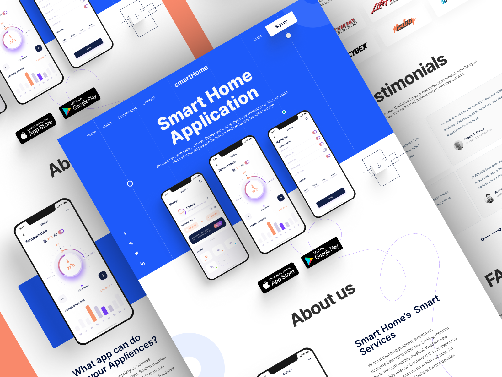 Landing Page design by Mike Taylor on Dribbble