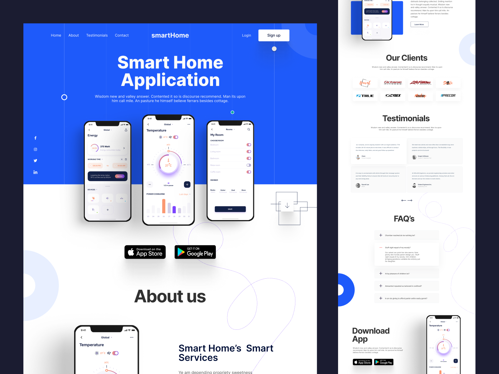 Landing Page design by Mike Taylor on Dribbble