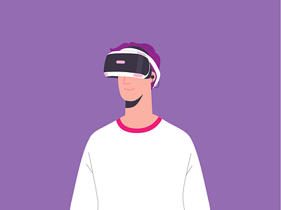 Virtual Reality boy character guy headset reality virtual virtual reality vr