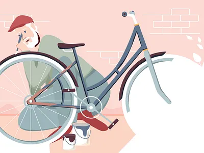 Home activities adobe character covid19 design home alone illustration illustrator painter pastel portrait vector vector art vector illustration