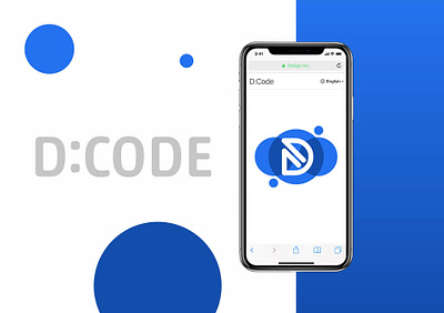D:CODE branding d logo dcode digital code identity logo