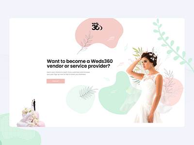 Weeding Planner landing branding design landing landing page minimal ui web webdesign weeding