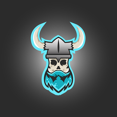 Viking Mascot Logo artwork branding design digitalart esportlogo esports gaming gaminglogo ice iceland illustration logo logotype mascot mascotlogo skull viking viking logo