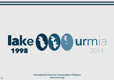 Lake Urmia design poster design